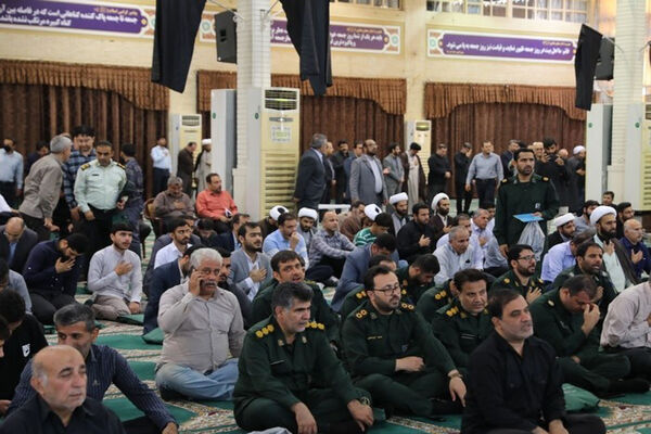 مراسم سوگواری سیدالشهدای خدمت در بوشهر