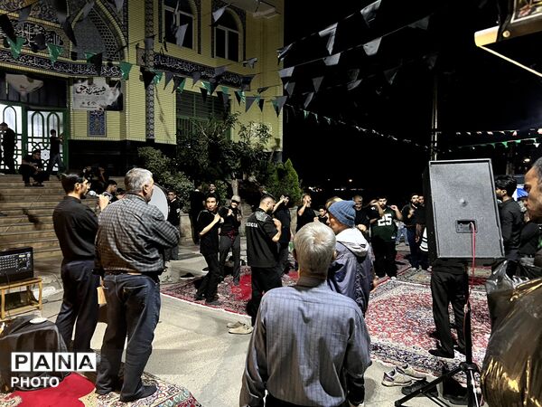مراسم شور حسینی در ساوجبلاغ شهرک ینگی امام
