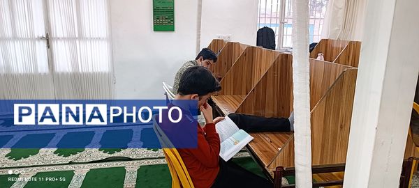 قرائت خانه دبیرستان نمونه آیت‌الله خامنه ای؛ مکانی ایمن و مجهز برای درس خواندن دانش آموزان 