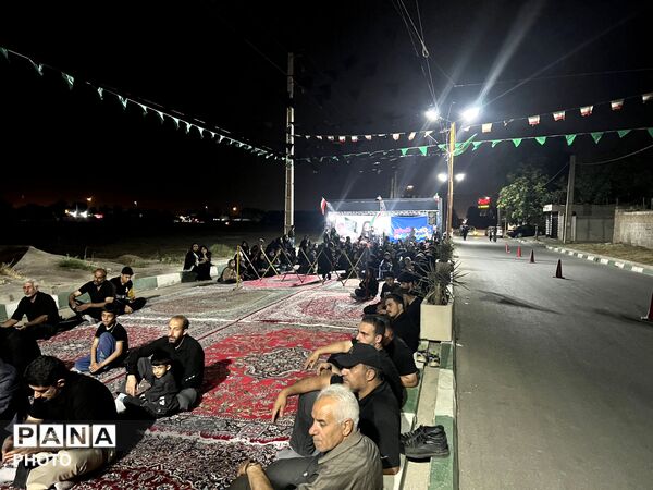 مراسم شور حسینی در ساوجبلاغ شهرک ینگی امام
