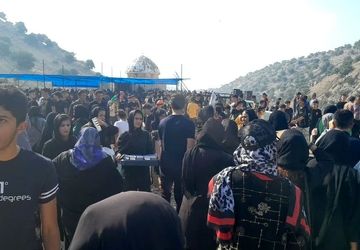 پیاده‌روی جاماندگان اربعین در شهرستان لنده