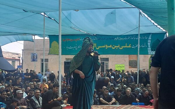 بزرگترین اجتماع حسنیون کشور همراه با تعزیه خوانی در روستای کفکی خراسان رضوی
