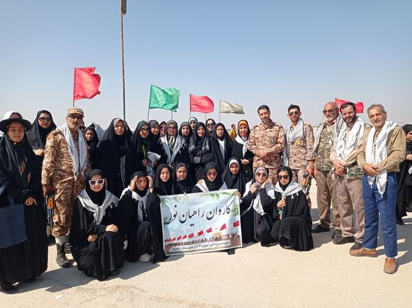 کاروان راهیان نور دانش‌آموزان دختر خراسان شمالی