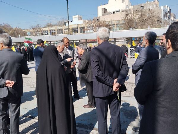 حضور مسولان آموزش و پرورش خراسان رضوی در راهپیمایی روز قدس