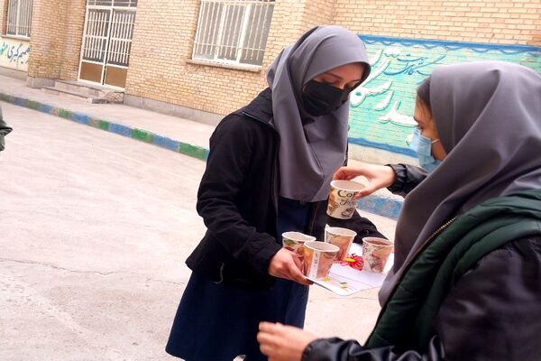 جشن عید مبعث در مدرسه فدک فاروج