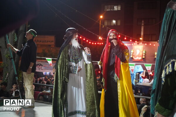 نود و پنجمین شب اجتماع مردمی در آستانه عید غدیر با شور ولایت
