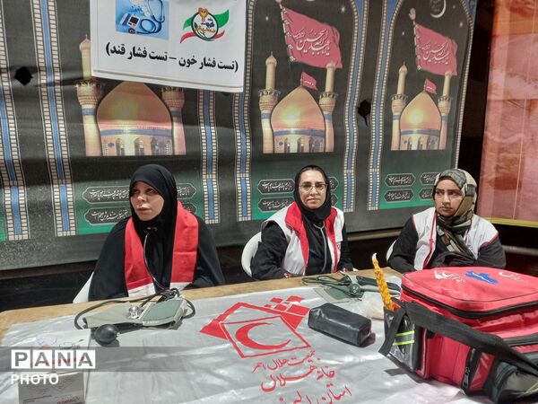 اوج خدمت جمعیت هلال احمر در مراسم وداع و تشییع رهبر انقلاب در ۴۵ متری گلشهر کرج