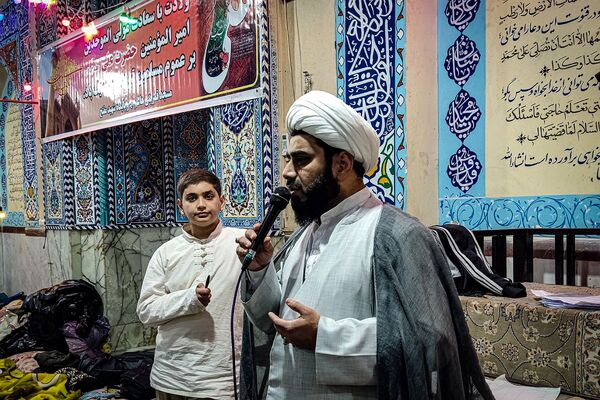 افتتاحیه اعتکاف دانش‌آموزی مسجد قمربنی هاشم باقرشهر 