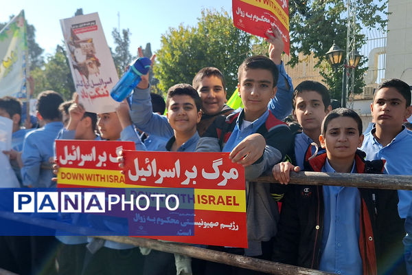 ۱۳ آبان در شیراز ؛ تجلی شور انقلابی نسل امروز