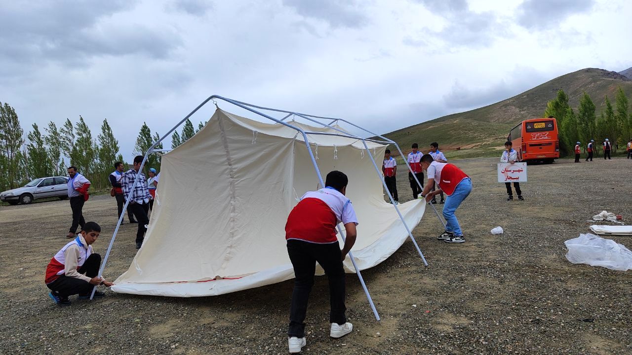 برگزاری دوازدهمین دوره المپیاد دادرس هلال احمر کردستان