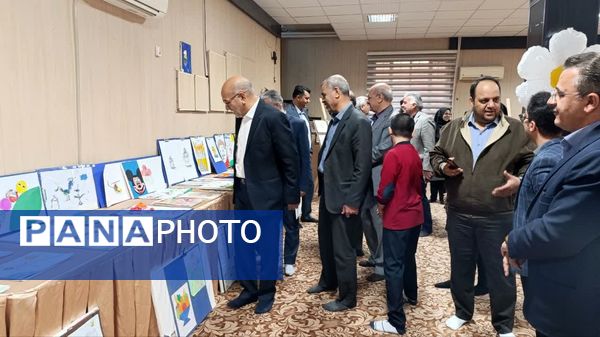 افتتاح نمایشگاه هنری دانش‌آموزی در دبستان دوره دوم سلیمانی