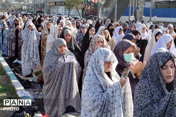 برپایی با شکوه نماز عید فطر مردم چهاردانگه