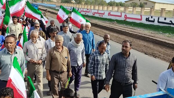 راهپیمایی ۲۲ بهمن ماه در دهستان‌های آبنما و خراجی رودان