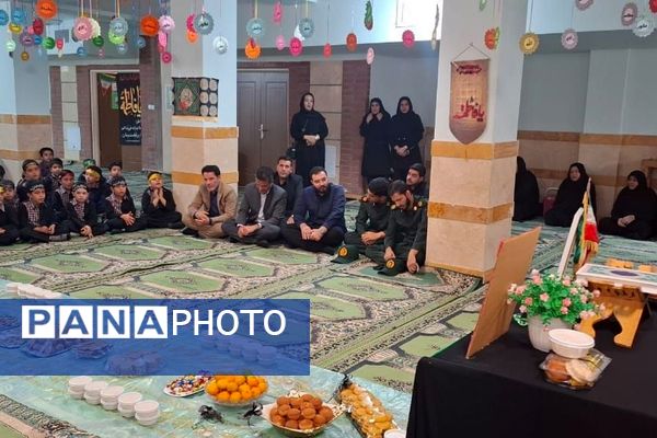 مراسم عزاداری ایام فاطمیه و بزرگداشت شهادت حضرت زهرا (س)  و افتتاح کلاس سایت دبستان شهید نوروزعلی حسینی