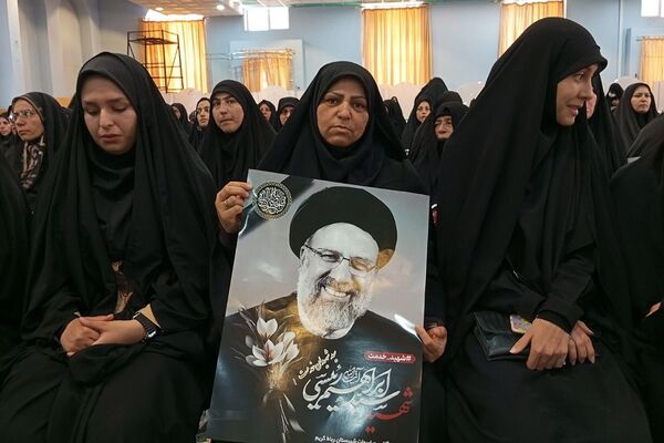 مراسم بزرگداشت شهادت آیت‌الله رئیسی و همراهانش در شهرستان رباط‌کریم 