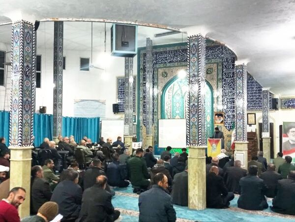برگزاری مراسم شهرستانی به‌مناسبت تدفین شهیدان نصرالله و صفی‌الدین در شهرستان فیروزکوه