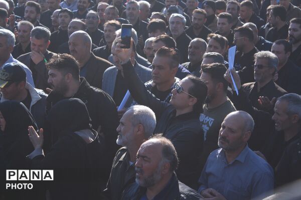 تشییع و تدفین پیکر شهید امیرحسن کاظمی
