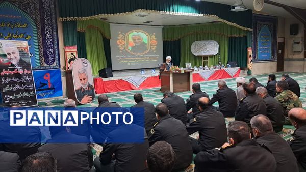 مراسم گرامیداشت سالگرد شهادت سردار دل‌ها در فرماندهی انتظامی خراسان جنوبی 