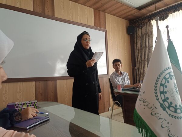 جلسه سوم کلاس‌های «گامی برای بیان شما» خبرگزاری پانا آذربایجان‌شرقی
