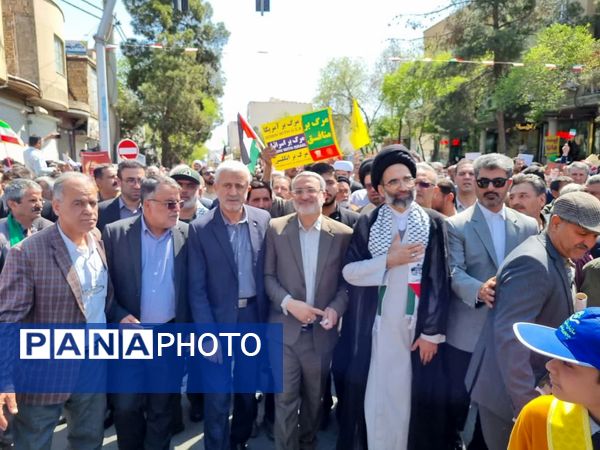 حضور پرشور مردم دارالمؤمنین کاشان در راهپیمایی روز قدس