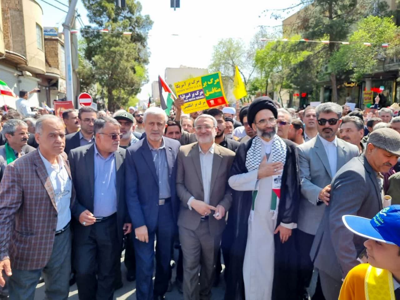 حضور پرشور مردم دارالمؤمنین کاشان در راهپیمایی روز قدس