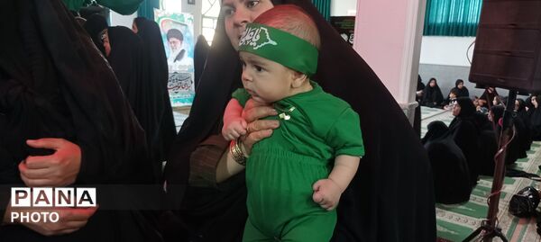مراسم شیرخوارگان حسینی در مهدیه معلا شهر میلاجرد