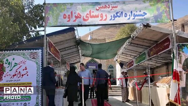 رونق اقتصاد روستایی و معرفی ارقام انگور در جشنواره هزاوه