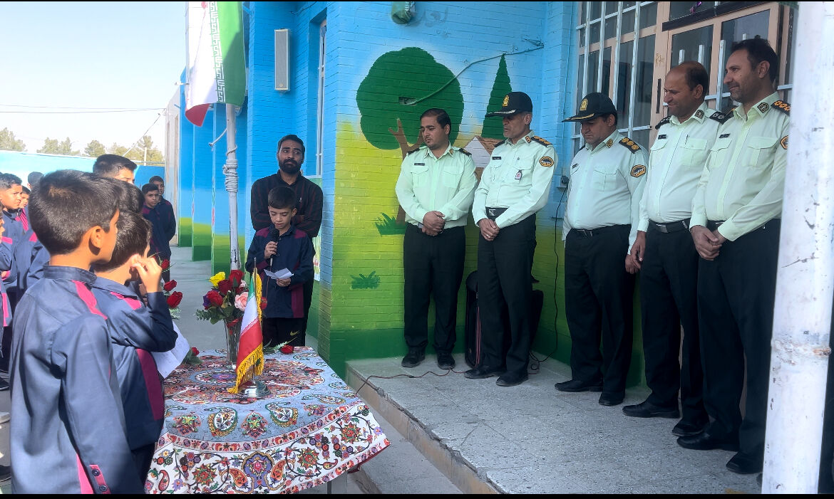 آیین گرامیداشت هفته‌ی نیروی انتظامی در آموزشگاه منتظرقائم خاتم