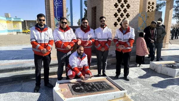 تجدید میثاق با شهدا در گناباد