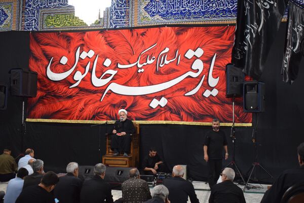مراسم شهادت حضرت رقیه (س) در مسجد قائم (عج) شهرستان بیجار