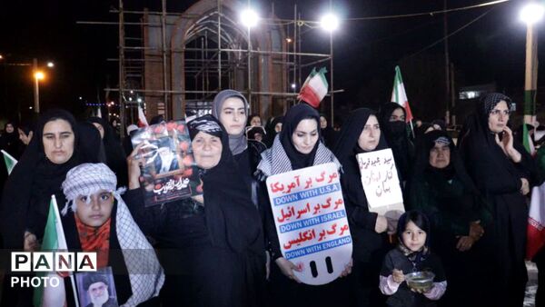 اتحاد مردم کوهنانی در شب چهل و یکم راهپیمایی