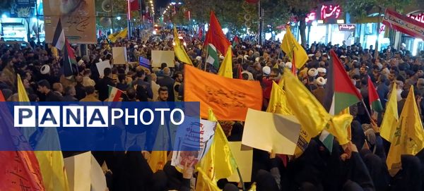 تجمع کودکان و نوجوانان زنجانی در محکومیت جنایات رژیم صهیونیستی 