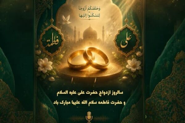 سالروز ازدواج حضرت علی(ع) و حضرت فاطمه(س)