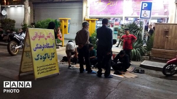 موکب واکس صلواتی روستای باغشن گچ نیشابور در نود و نهمین شب از اجتماعات 