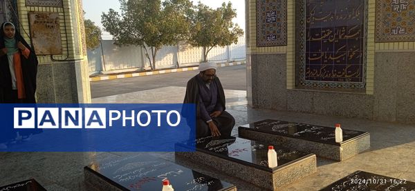 برگزاری مراسم غبارروبی گلزار شهدای بوموسی 