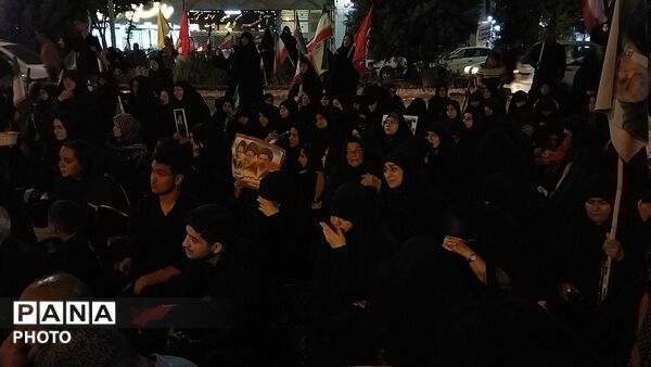 مراسم شب دوم محرم در بلوار فضل نیشابور-۱