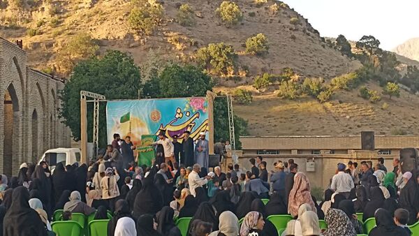 استقبال پر‌شور مردم دهستان کریک از کاروان خدام رضوی