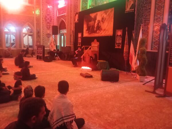 برگزاری مراسم شب سوم عزاداری اباعبدالله(ع) در تکیه ابوالفضلی نیشابور