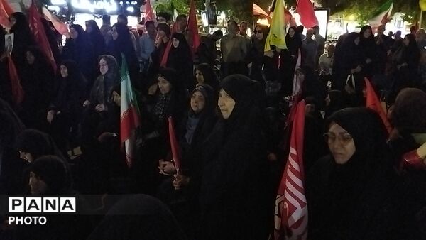 شب های مقاومت در بلوار فضل نیشابور 
