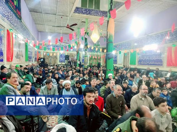 حضور مردم شیعه و سنی تربت‌ جام در جشن ولادت امام حسین (ع)