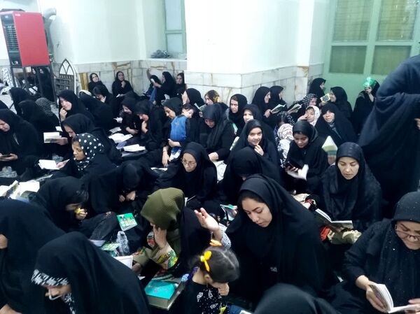مراسم شب احیای بیست و سوم در امامزاده سیدمرتضی کاشمر