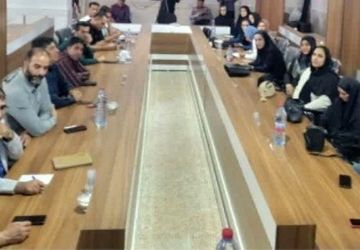 جلسه‌ی هم‌اندیشی با ورزشکاران شهرستان سامان