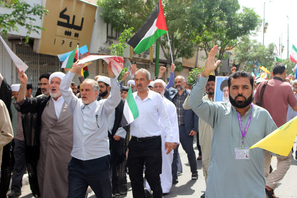 اعلام انزجار مردم قم از جنایات رژیم صهیونیستی در جمعه خشم