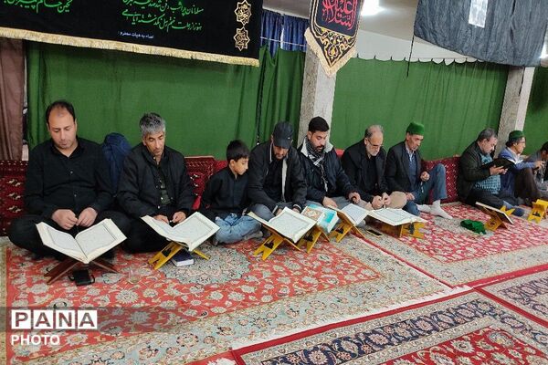 جزء خوانی قرآن در ماه مبارک رمضان  مسجد جامع شهر بار نیشابور 
