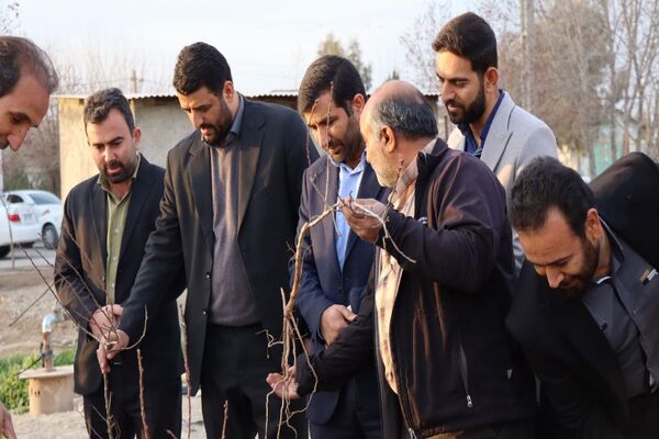 آیین روز درختکاری در هنرستان کشاورزی شهید باهنر پاکدشت 