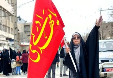 حضور پرشور نوجوانان فهیم شهرستان صحنه در راهپیمایی ۲۲ بهمن