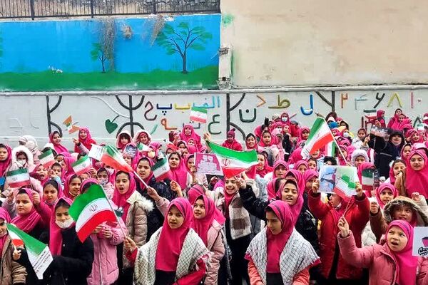 جشن‌ روز غزه در مدارس رودهن 