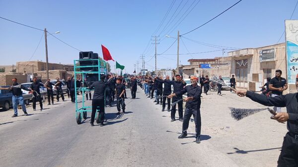 مراسم عزاداری  سرور و سالار شهیدان امام حسین علیه السلام در روستای سلطان آباد نمک