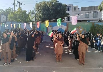 مراسم نخستین روز بازگشایی مدارس و گرامیداشت هفته دفاع مقدس در نورآباد