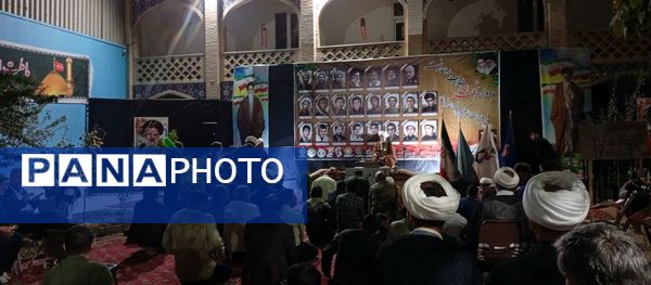 یادواره شهدای طلاب و روحانیت در حوزه علمیه آیت الله حکیم شهرستان شیروان